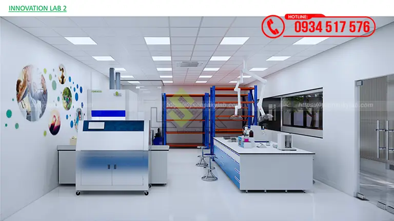 Thiết kế phòng lab Innovation Center Công ty TNHH Azelis Việt Nam