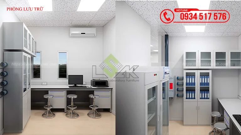 Thiết kế phòng xét nghiệm Bệnh viện Chợ Rẫy