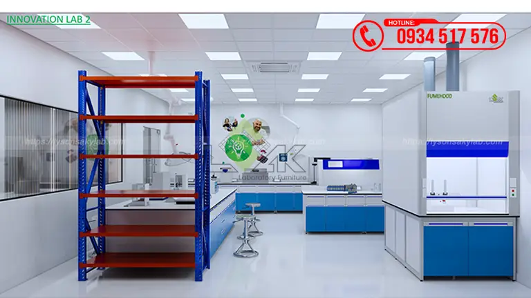 Thiết kế phòng lab Innovation Center Công ty TNHH Azelis Việt Nam