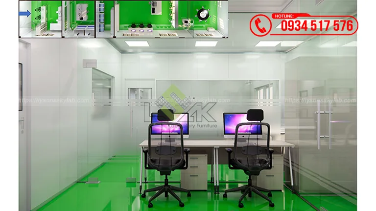 Thiết kế phòng lab nhà máy Công ty TNHH Cà Phê Outspan Việt Nam