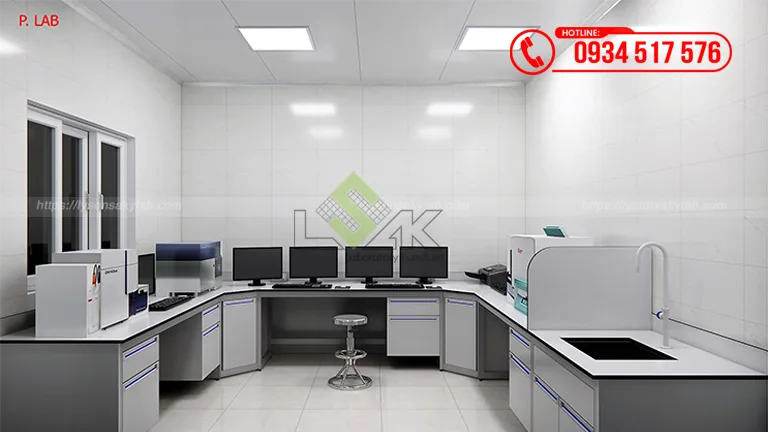 Thiết kế phòng xét nghiệm Bệnh viện Chợ Rẫy