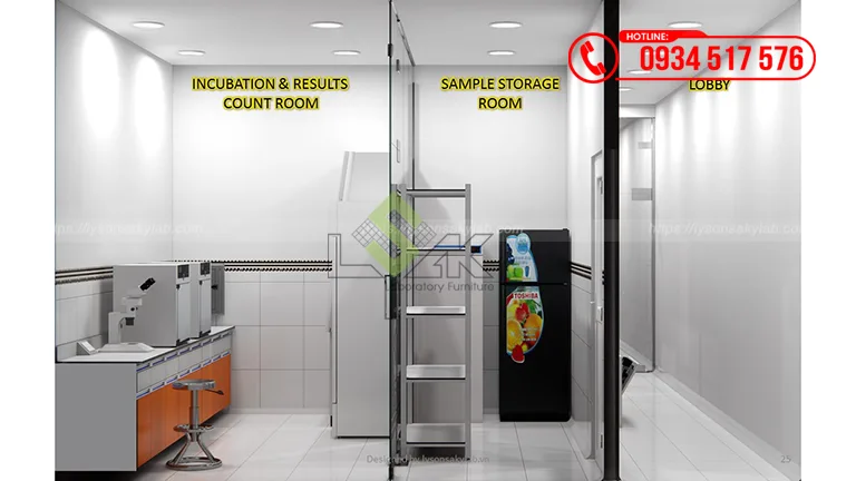 Thiết kế phòng thí nghiệm Trung tâm Nghiên cứu Đổi mới Thủy sản Công ty TNHH Sunjin Vina