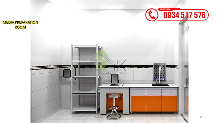 Thiết kế phòng thí nghiệm Trung tâm Nghiên cứu Đổi mới Thủy sản Công ty TNHH Sunjin Vina
