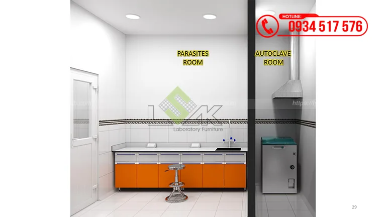 Thiết kế phòng thí nghiệm Trung tâm Nghiên cứu Đổi mới Thủy sản Công ty TNHH Sunjin Vina