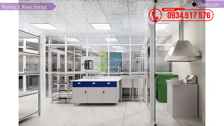 Thiết kế phòng lab Công ty TNHH Control Union Việt Nam