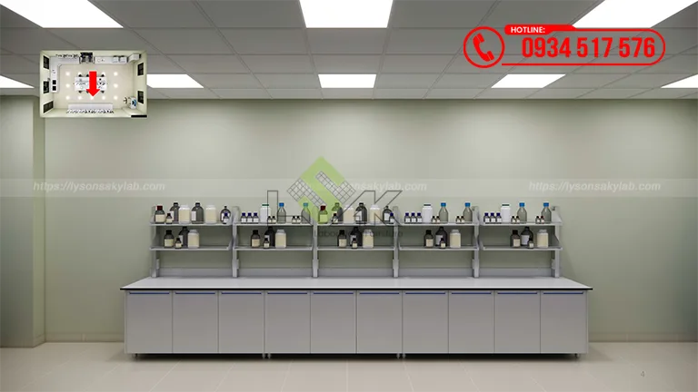 Thiết kế phòng lab Nhà máy sản xuất sơn Công ty TNHH Specialty Polymers Saigon