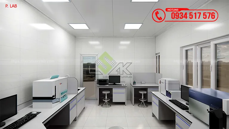 Thiết kế phòng xét nghiệm Bệnh viện Chợ Rẫy
