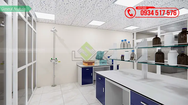 Thiết kế phòng lab Công ty TNHH Control Union Việt Nam