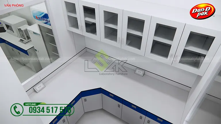 Thiết kế phòng lab Nhà máy Công ty Cổ Phần Thực Phẩm Dân Ôn