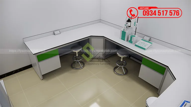 Thiết kế phòng lab phân tích Công ty TNHH Giám định và Tư vấn Intech Control