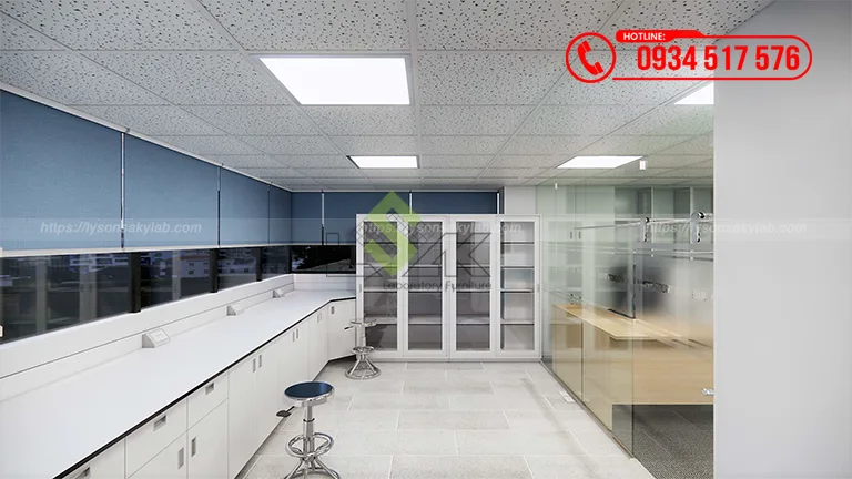 Thiết kế phòng lab R&D mỹ phẩm Công ty TNHH Matsumoto Trading Việt Nam