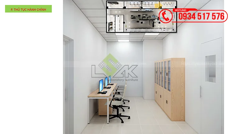 Thiết kế phòng xét nghiệm Khoa Hóa sinh Bệnh viện Đa khoa Thống Nhất – Đồng Nai