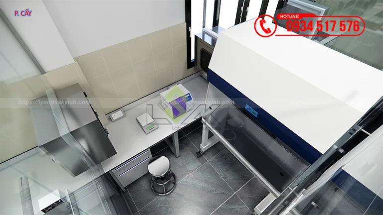 Thiết kế phòng lab kiểm nghiệm yến sào