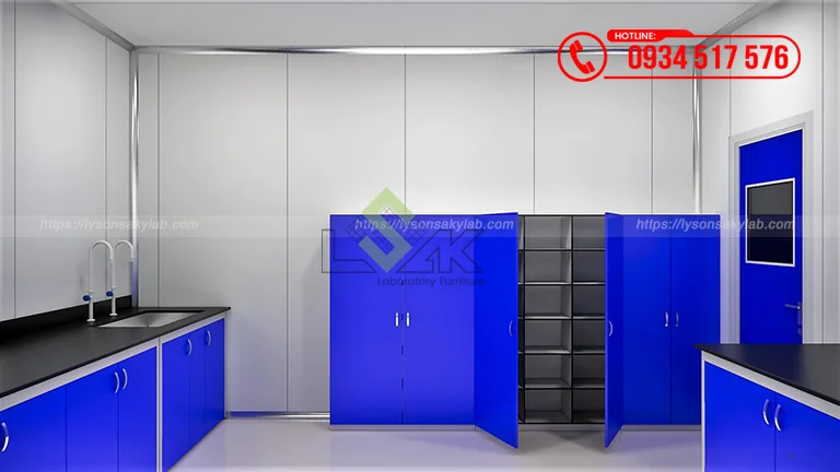 Thiết kế phòng lab QC Nhà máy giấy Công ty TNHH Cheng Loong Bình Dương Paper