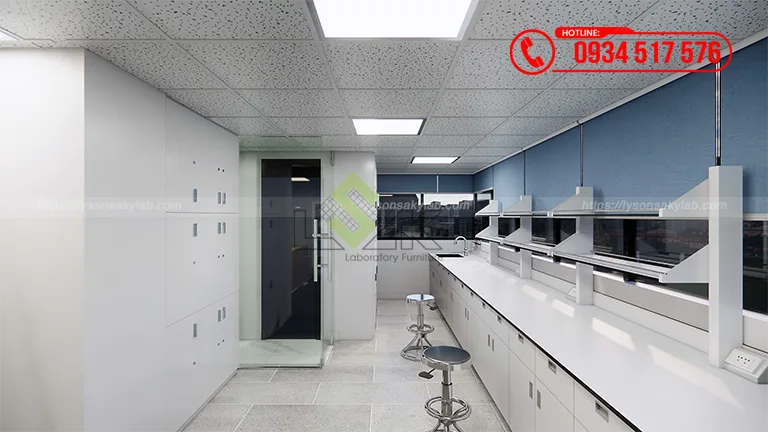 Thiết kế phòng lab R&D mỹ phẩm Công ty TNHH Matsumoto Trading Việt Nam