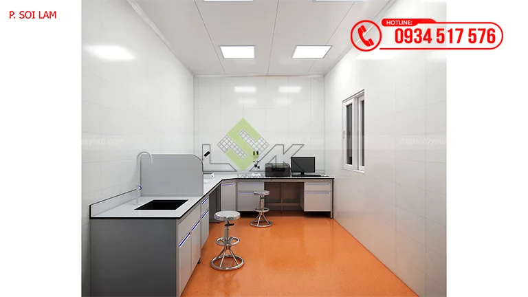 Thiết kế phòng xét nghiệm Bệnh viện Chợ Rẫy