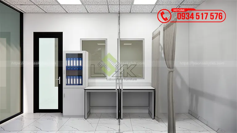 Thiết kế phòng xét nghiệm Bệnh viện Quốc Tế European Wellness Hospital (EWH)