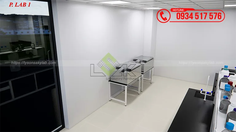 Thiết kế phòng lab Nhà máy hóa chất, thuốc nhuộm cho ngành dệt may Công ty TNHH Quốc Tế Kim Điền (J&J Dyestuff Group)