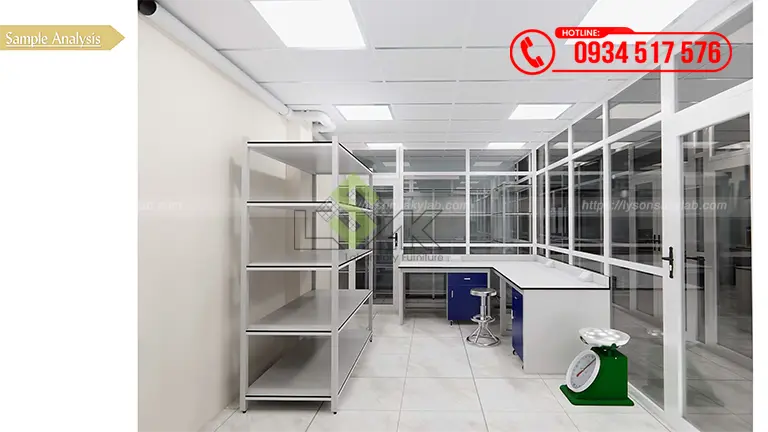 Thiết kế phòng lab Công ty TNHH Control Union Việt Nam