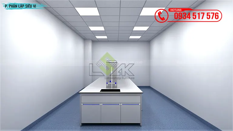 Thiết kế phòng xét nghiệm Bệnh viện Nhi đồng 1