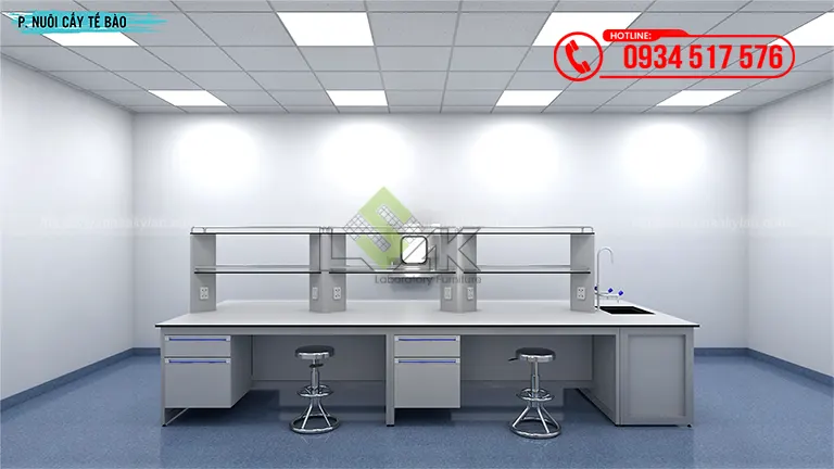 Thiết kế phòng xét nghiệm Bệnh viện Nhi đồng 1