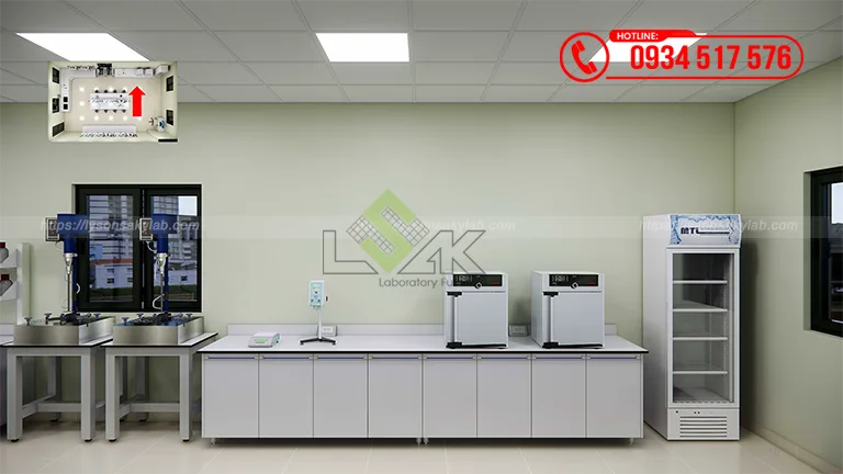 Thiết kế phòng lab Nhà máy sản xuất sơn Công ty TNHH Specialty Polymers Saigon