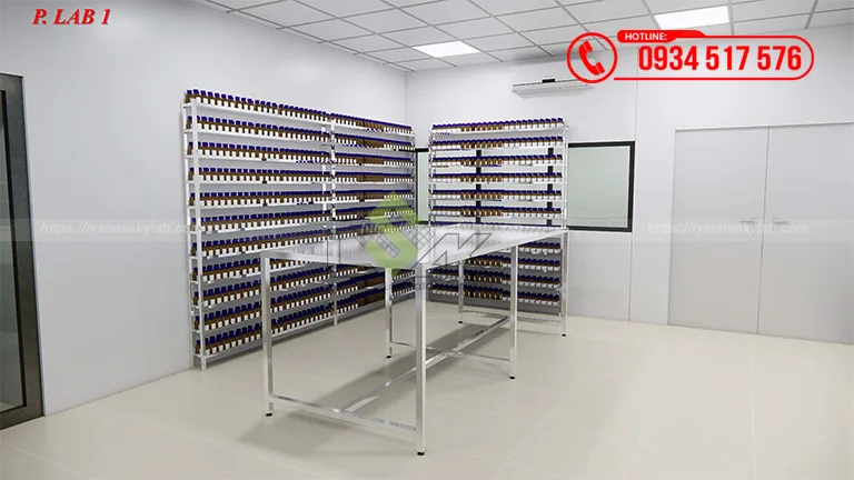 Thiết kế phòng lab Nhà máy hóa chất, thuốc nhuộm cho ngành dệt may Công ty TNHH Quốc Tế Kim Điền (J&J Dyestuff Group)