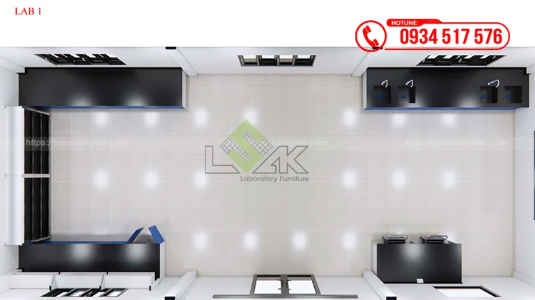 Thiết kế phòng lab nhà máy sản xuất hóa chất Công ty TNHH Loop Power (Giai đoạn 1)