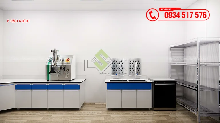 Thiết kế phòng lab R&D nước Công ty Cổ Phần Sữa VitaDairy Việt Nam