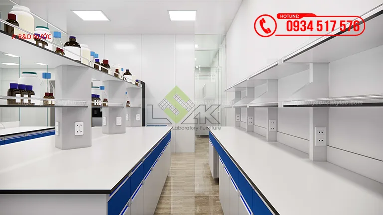 Thiết kế phòng lab R&D nước Công ty Cổ Phần Sữa VitaDairy Việt Nam
