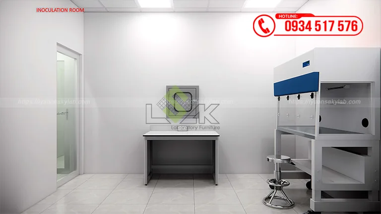 Thiết kế phòng lab QA, QC Nhà máy sữa Công ty Cổ phần Sữa Đà Lạt (Dalatmilk) giai đoạn 2