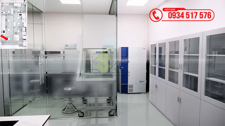 Thiết kế phòng lab vi sinh Trường Đại học Quy Nhơn