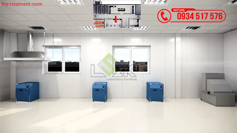 Thiết kế phòng lab Nhà máy Nhiệt điện BOT Vân Phong 1