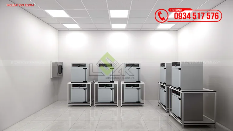Thiết kế phòng lab QA, QC Nhà máy sữa Công ty Cổ phần Sữa Đà Lạt (Dalatmilk) giai đoạn 2