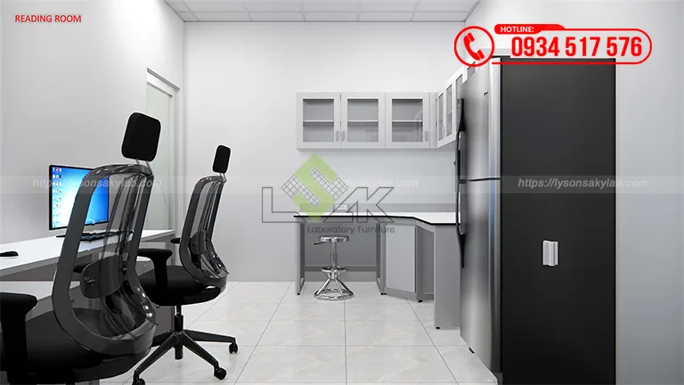 Thiết kế phòng lab QA, QC Nhà máy sữa Công ty Cổ phần Sữa Đà Lạt (Dalatmilk) giai đoạn 2