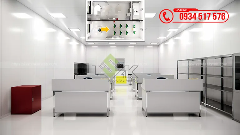 Thiết kế phòng lab Nhà máy Công ty TNHH Trelleborg Sealing Solutions Việt Nam