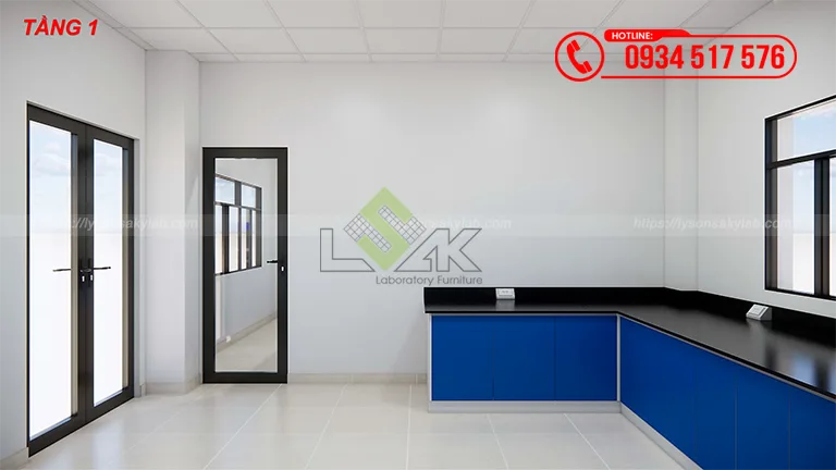 Thiết kế phòng lab nhà máy sản xuất hóa chất Công ty TNHH Loop Power (Giai đoạn 2)
