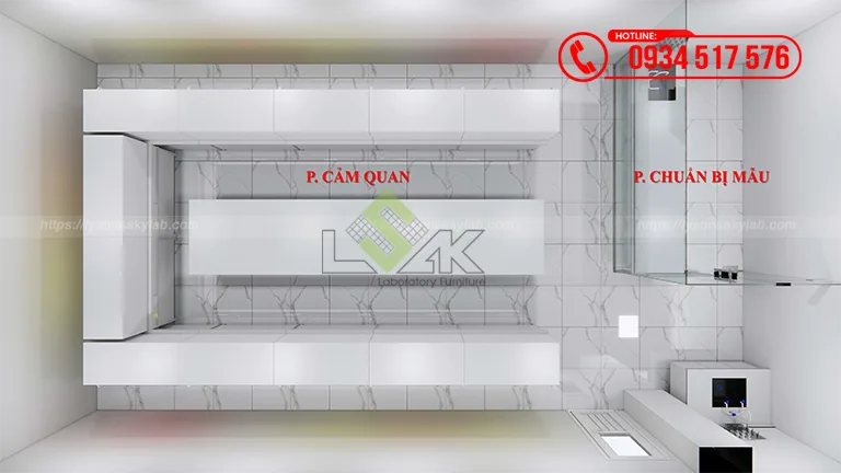 Thiết kế phòng lab cảm quan Trường Đại học Quy Nhơn