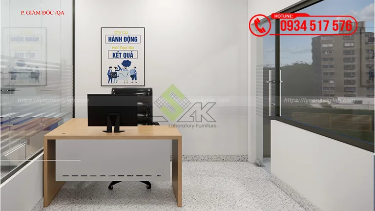 Thiết kế phòng lab QC Nhà máy chế biến sữa Công ty Cổ phần Sữa Thông Thuận