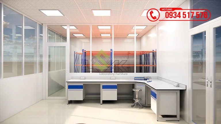 Thiết kế phòng lab Nhà máy hóa chất Công ty TNHH Brenntag Việt Nam