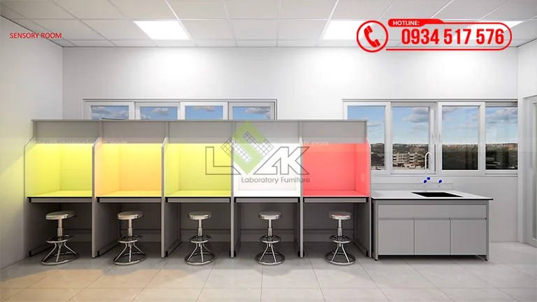 Thiết kế phòng lab QA, QC Nhà máy sữa Công ty Cổ phần Sữa Đà Lạt (Dalatmilk) giai đoạn 2