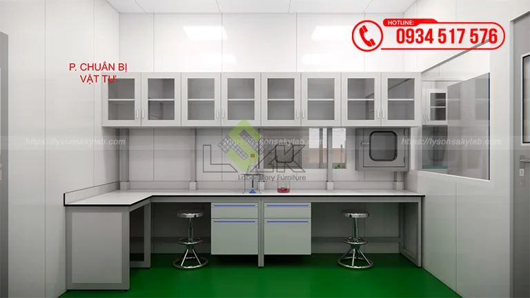 Thiết kế phòng lab R&D Công ty TNHH DNS Global