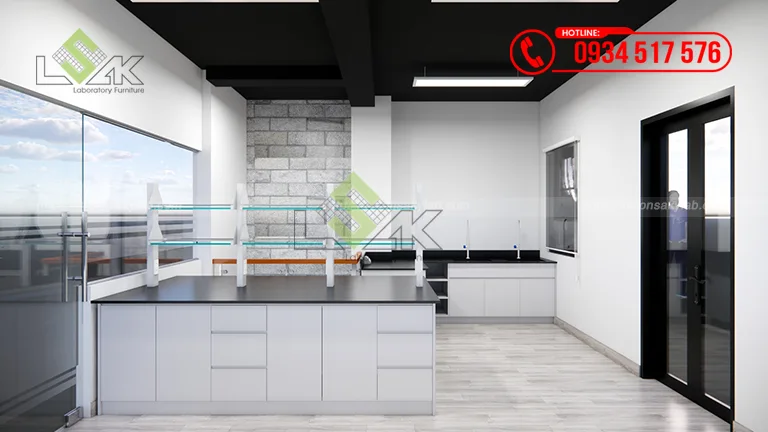 Thiết kế phòng lab R&D phụ gia thực phẩm Công ty TNHH Anphachem