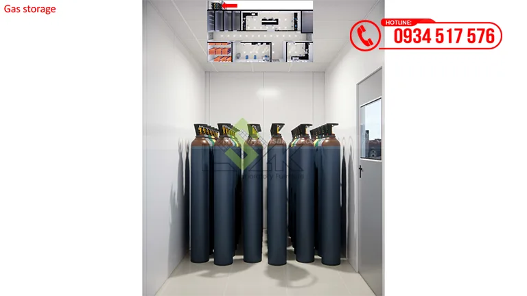 Thiết kế phòng lab Nhà máy Nhiệt điện BOT Vân Phong 1