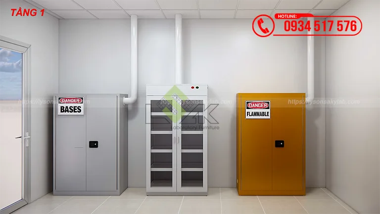 Thiết kế phòng lab nhà máy sản xuất hóa chất Công ty TNHH Loop Power (Giai đoạn 2)