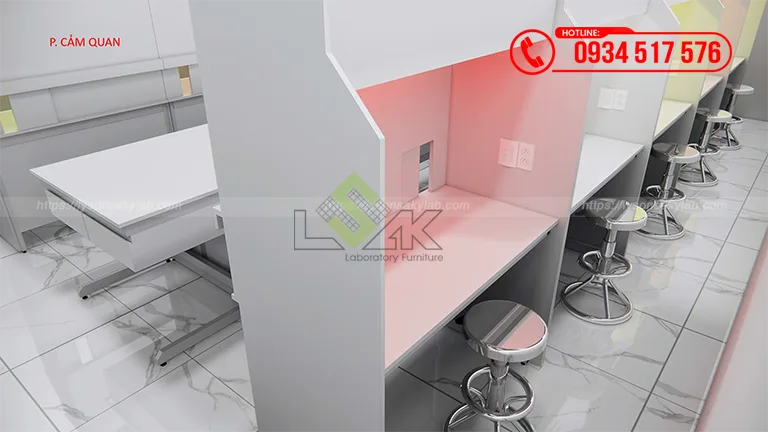 Thiết kế phòng lab cảm quan Trường Đại học Quy Nhơn