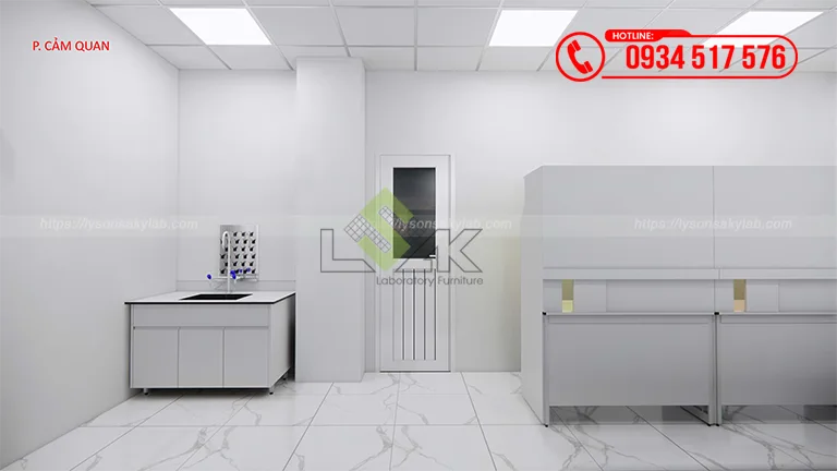 Thiết kế phòng lab cảm quan Trường Đại học Quy Nhơn