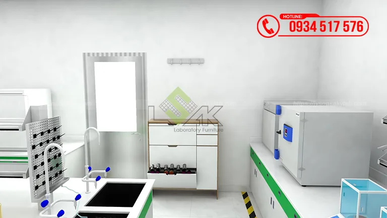 Thiết kế phòng lab Công ty Cổ phần Acecook Việt Nam