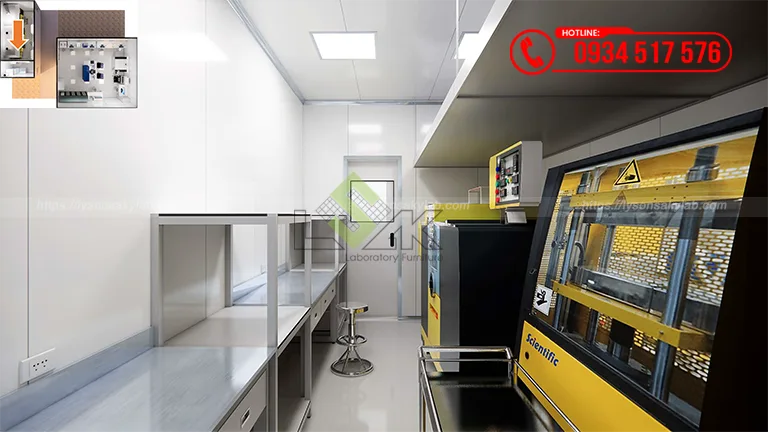 Thiết kế phòng lab Nhà máy Công ty TNHH Trelleborg Sealing Solutions Việt Nam