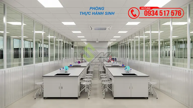Thiết kế phòng thí nghiệm Trường THPT Lê Quý Đôn - Long Bình Tân - IGC Đồng Nai